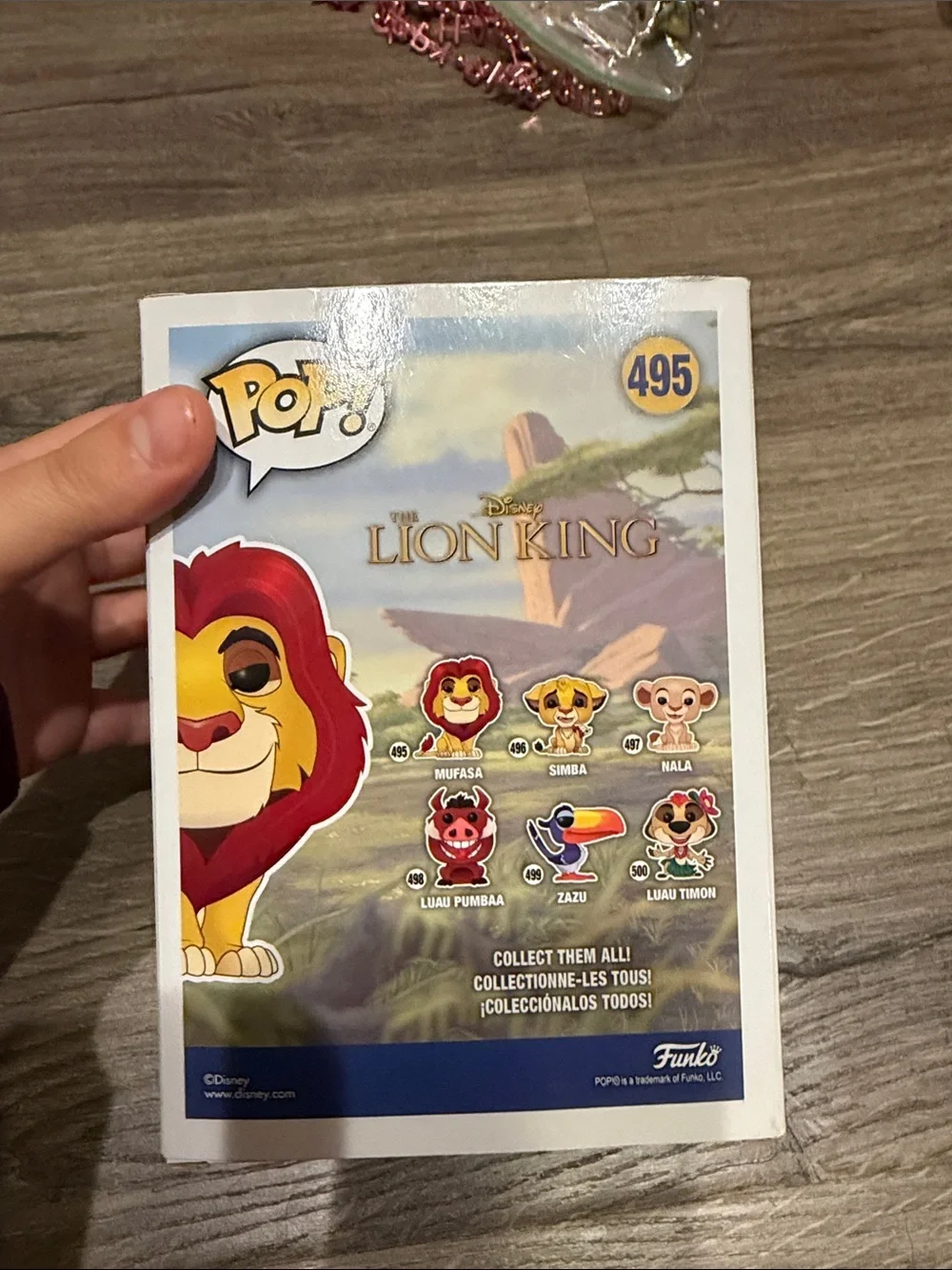 Disney Mufasa POP! Vinyl Figure - Brown, Gold, Yellow
